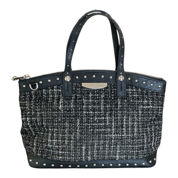 henri bendel Handbags - Henri Bendel West 57th studded tweed satchel/crossbody